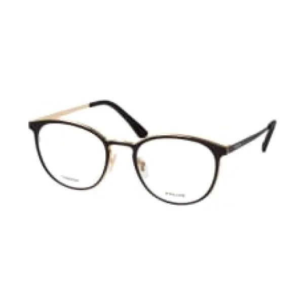 Police VPLB 58 0302, inkl. Gläser, Runde Brille, Herren