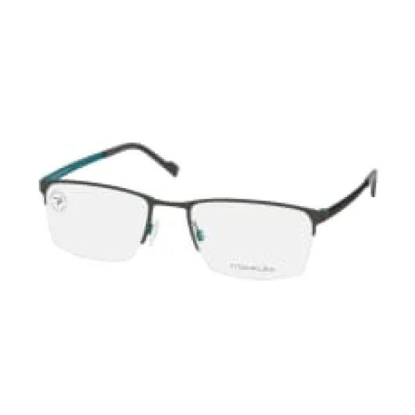 TITANFLEX 820834 37, inkl. Gläser, Rechteckige Brille, Herren