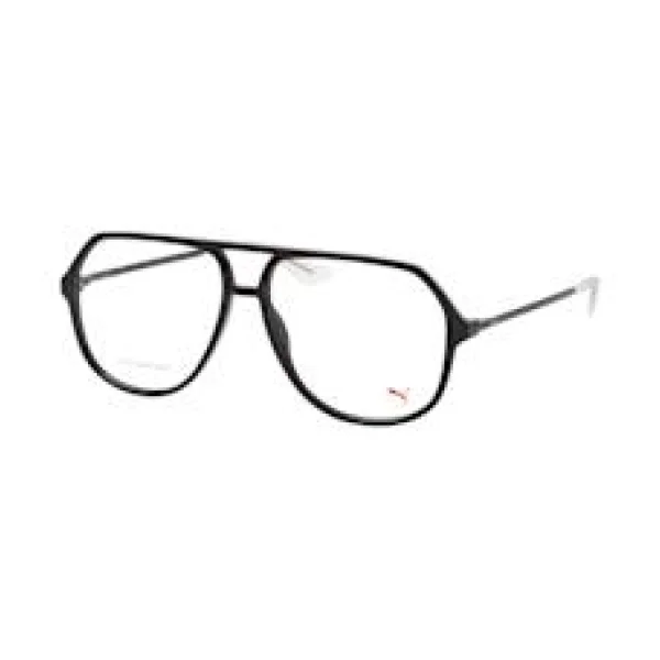 Puma PU 0460O 001, inkl. Gläser, Aviator Brille, Herren