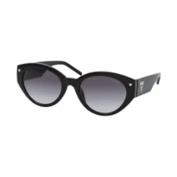 Guess GU 8249 01B, Runde Sonnenbrille, Damen, in Sehstärke erhältlich